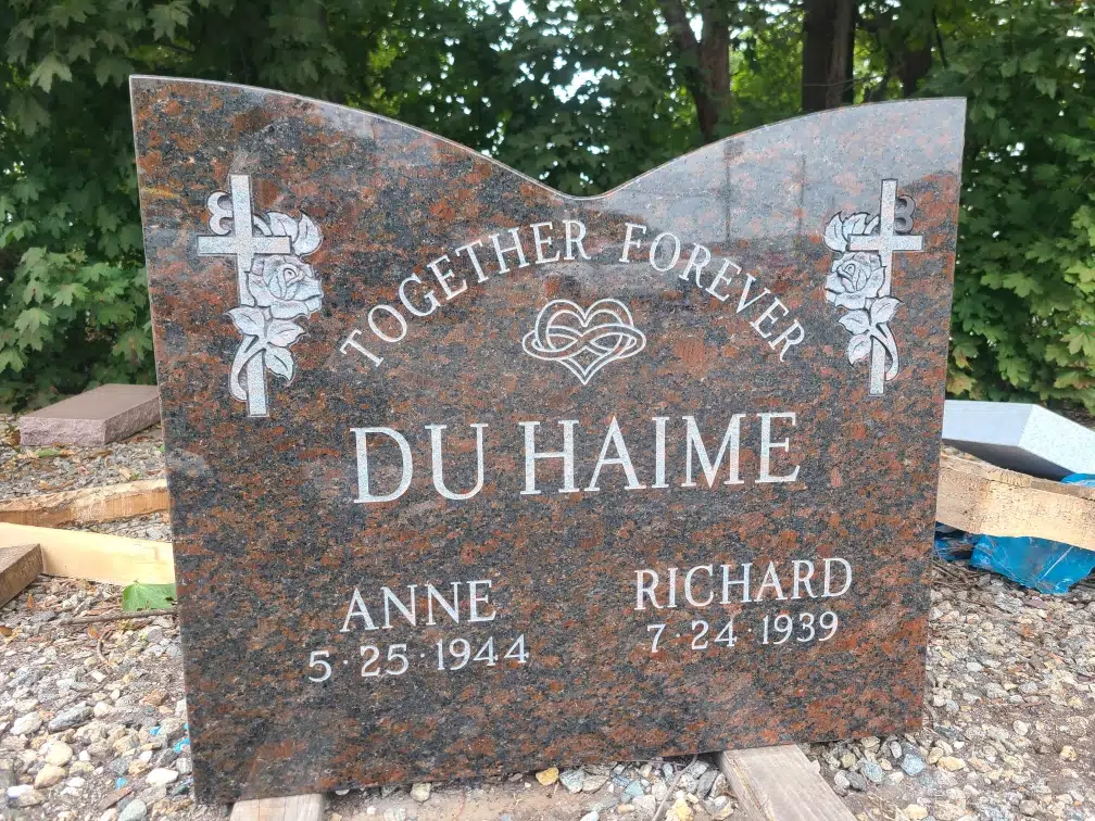 granite Headstone Engraving / Etching hand-carved by NJ Headstone Engraving in NJ — image 4